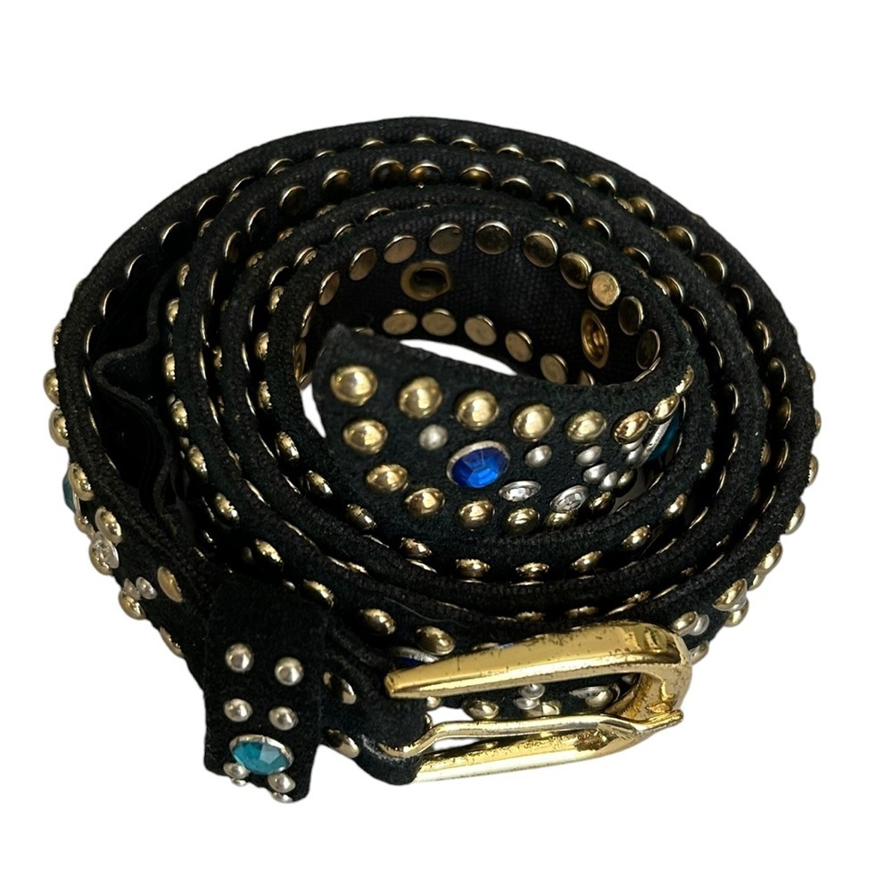 Free People Black Studded Suede Belt - Picture 9 of 10